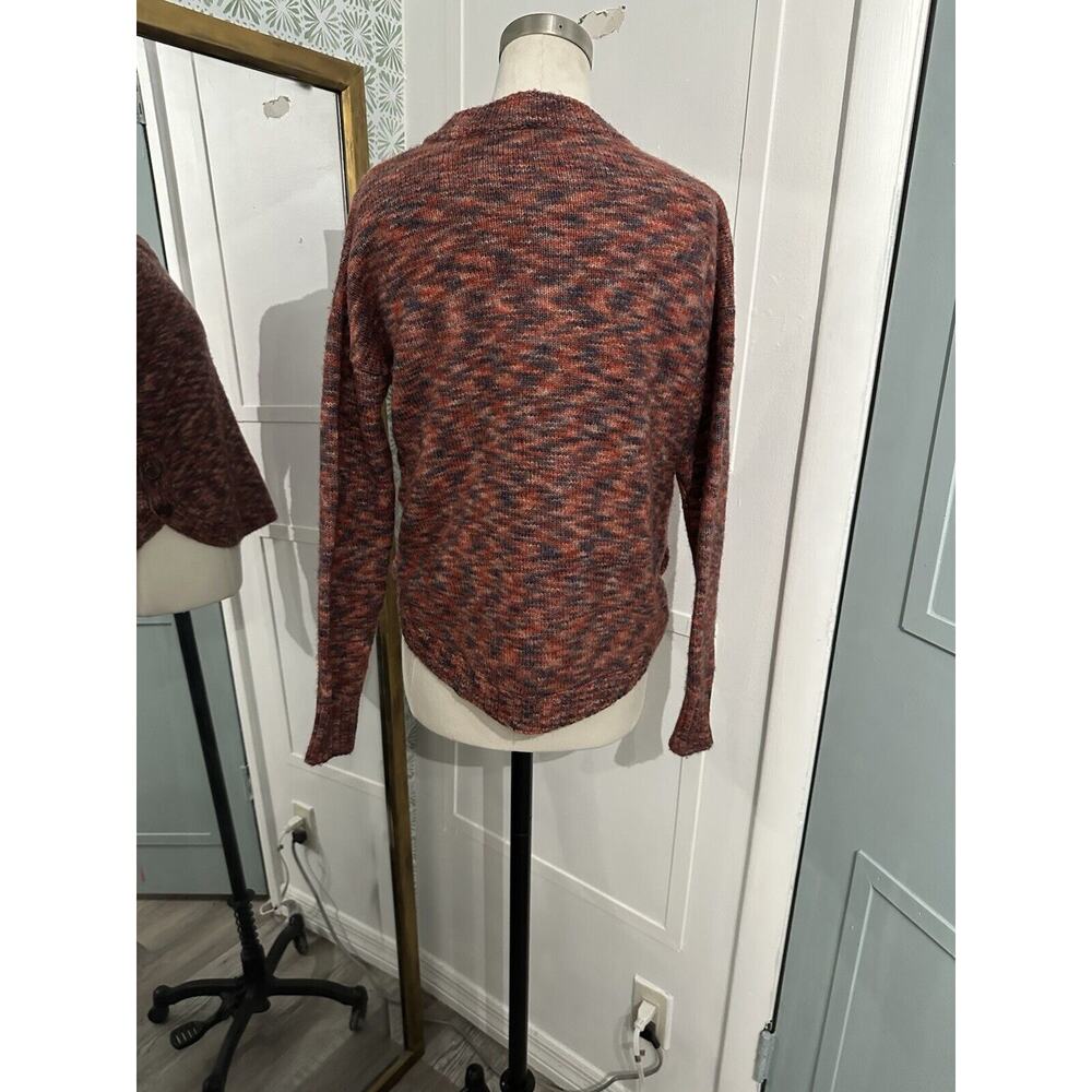 Madewell Space Dye Birchmont Side Button Pullover Sweater XXS - Picture 6 of 11